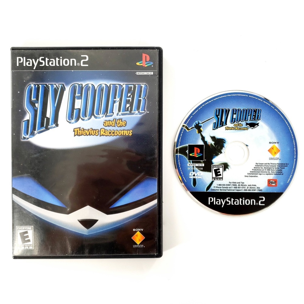 Sly Cooper And The Thievius Raccoonus (Sony PlayStation 2 2003) No Manual Tested